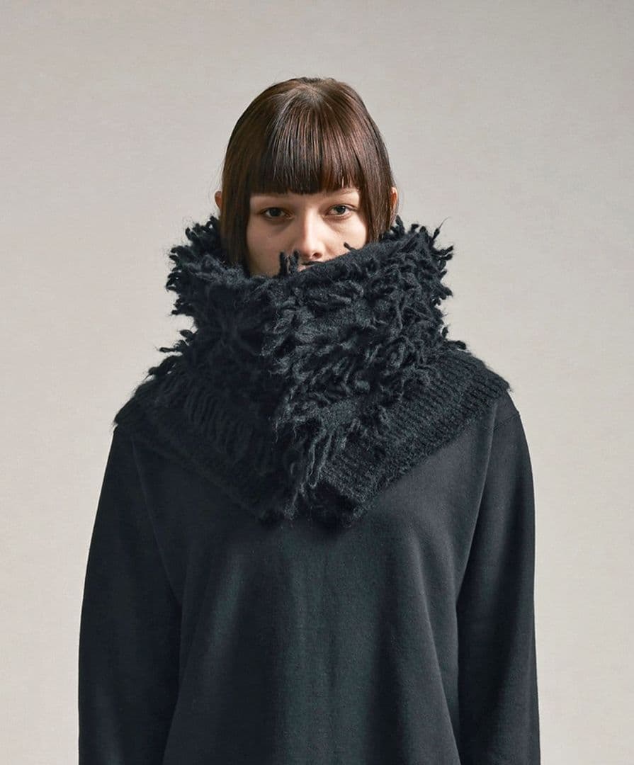 未使用 ヌードマサヒコマルヤマ 3GG Long Pile Knit SNOOD