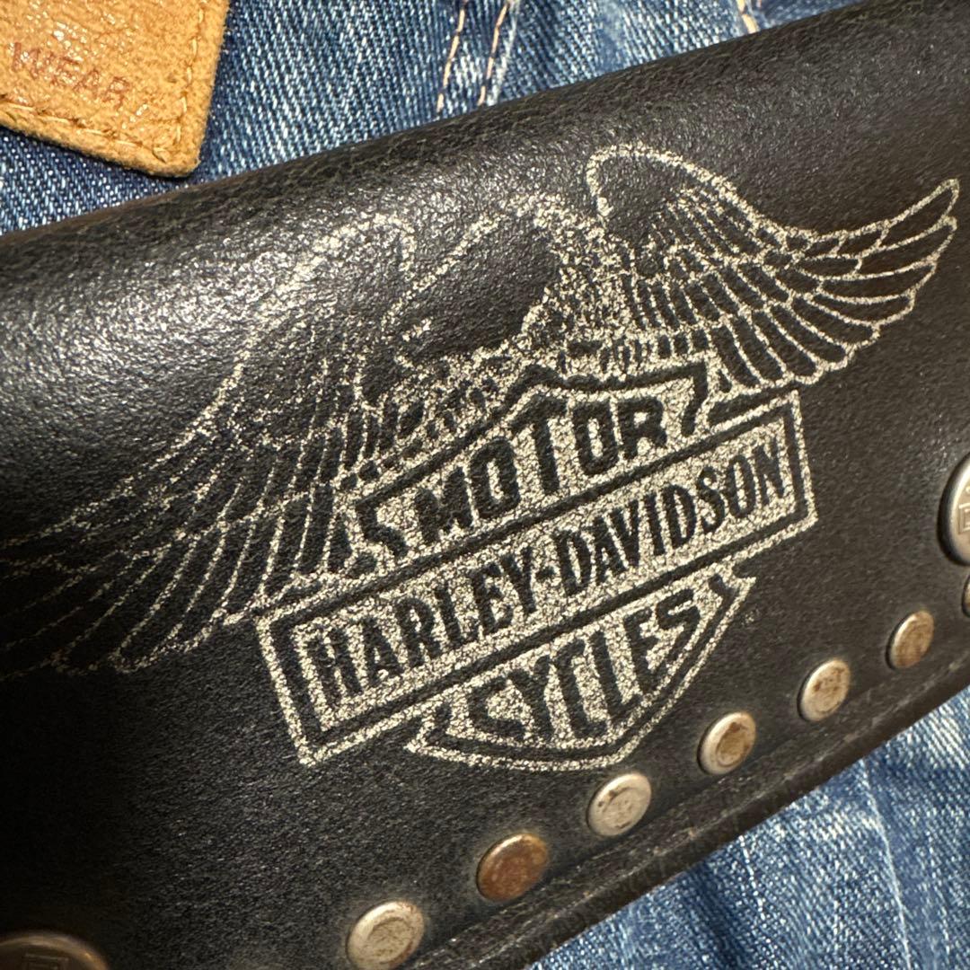 ハーレーダビッドソン　純正　トラッカーウォレット　スタッズ