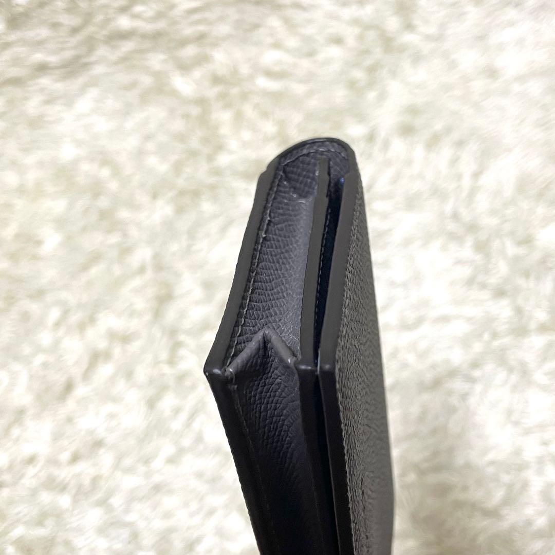 BONAVENTURA 【美品】名刺入れ　カードケース　レザー　チャコールグレー