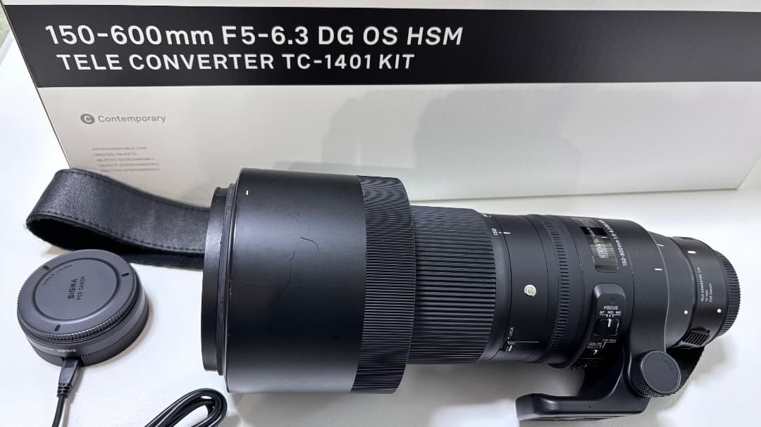 シ グマ 150-600 F5-6.3 DG OS HSM テレコンキット