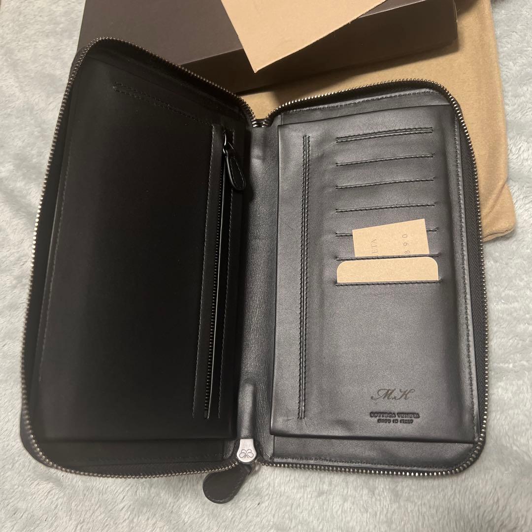 新品　BOTTEGA VENETA ボッテガヴェネタ ラウンドファスナー 長財布