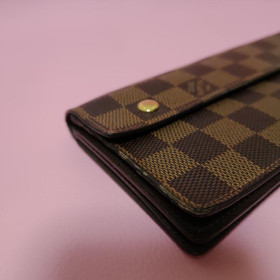 ダミエ 長財布チェーン付き