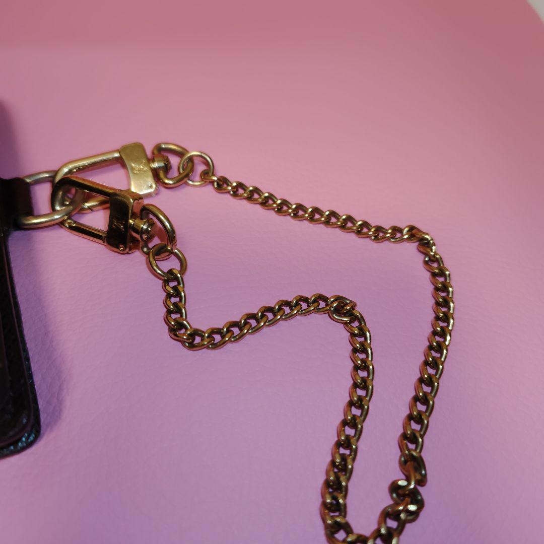 ダミエ 長財布チェーン付き