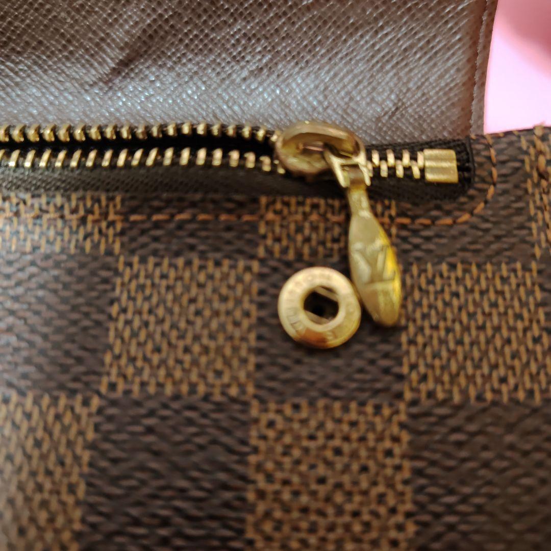 ダミエ 長財布チェーン付き