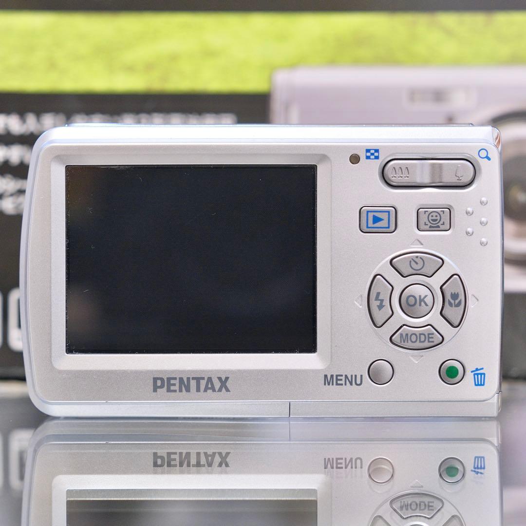 極美品 動作品 平成レトロ Y2K PENTAX Optio E60 箱付き