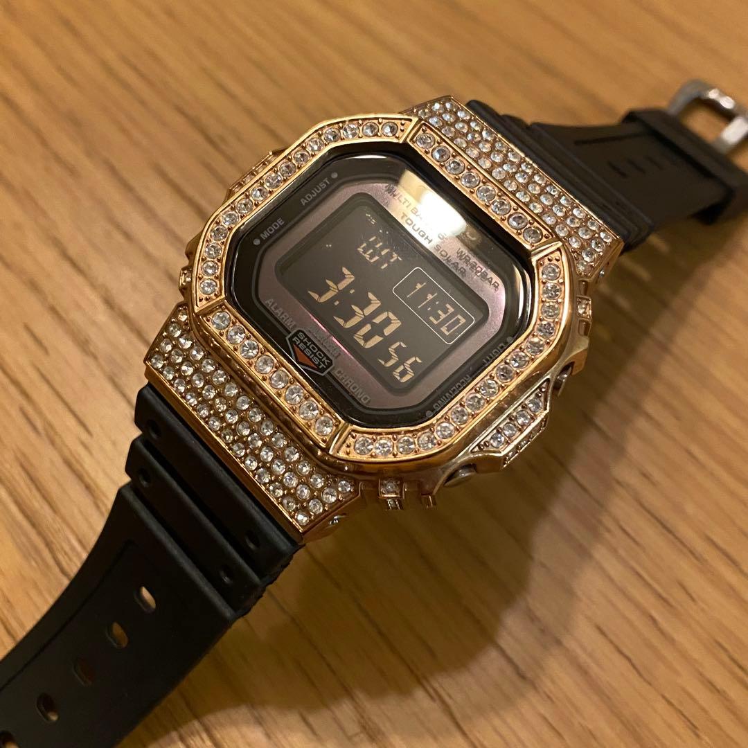 ケ*ン様 希少　カシオ　G-SHOCK GW-B5600 廃盤ダイヤモンドベゼル