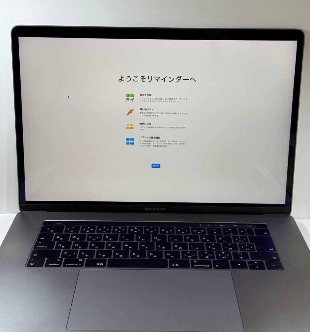 MacBook本体 Apple MacBook Pro 15 2019 i9/32GB/500GB