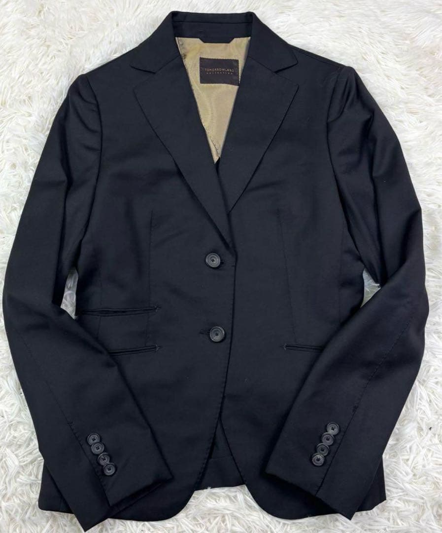 ロロピアーナSUPER120’Sトゥモローランド セットアップスーツ 38