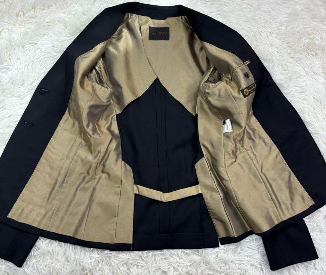 ロロピアーナSUPER120’Sトゥモローランド セットアップスーツ 38