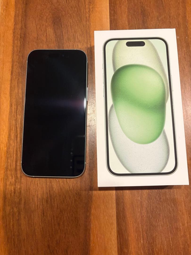 最終値下【訳あり/中古】iPhone 15 ミッドナイトグリーン　128GB