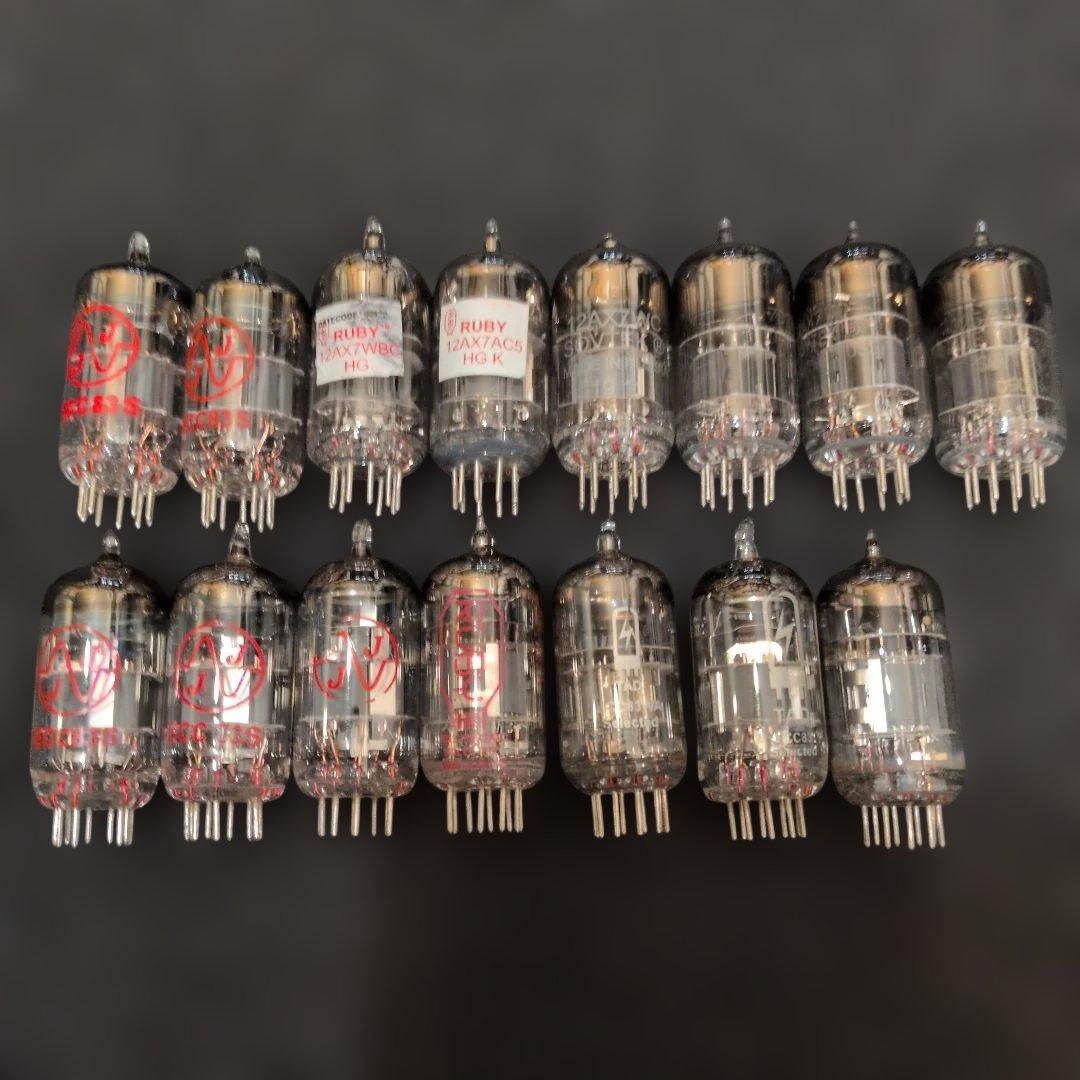 ジャンク真空管セット 12AX7 ECC83