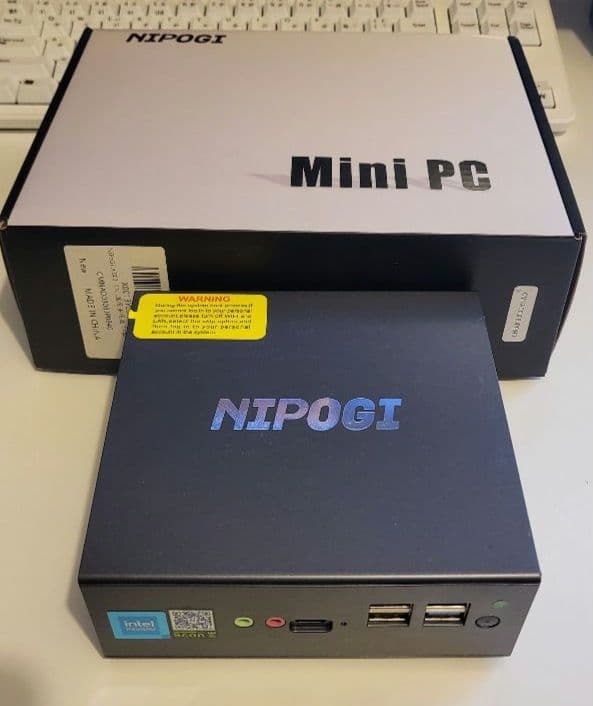 NIPOGI ミニPC intel N95 win11 pro