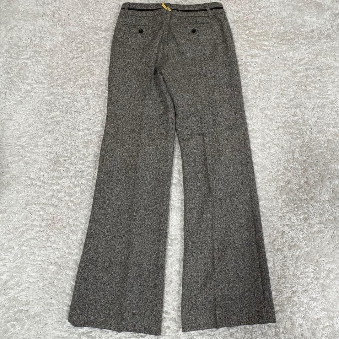 23区 カシミヤ アンゴラ混 セットアップパンツスーツ ツイード調