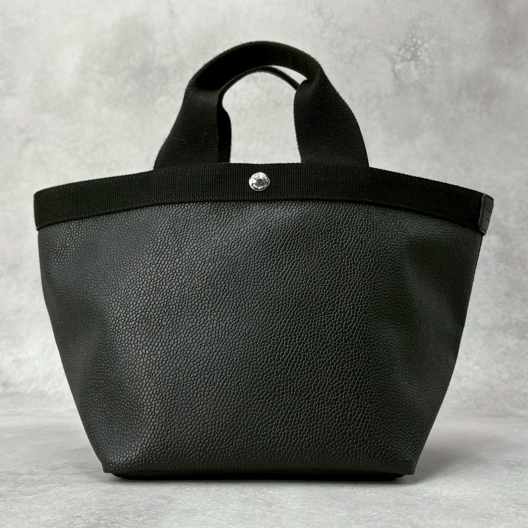 【美品】エルベシャプリエ ハンドバッグ レザー 保存袋付き707GP