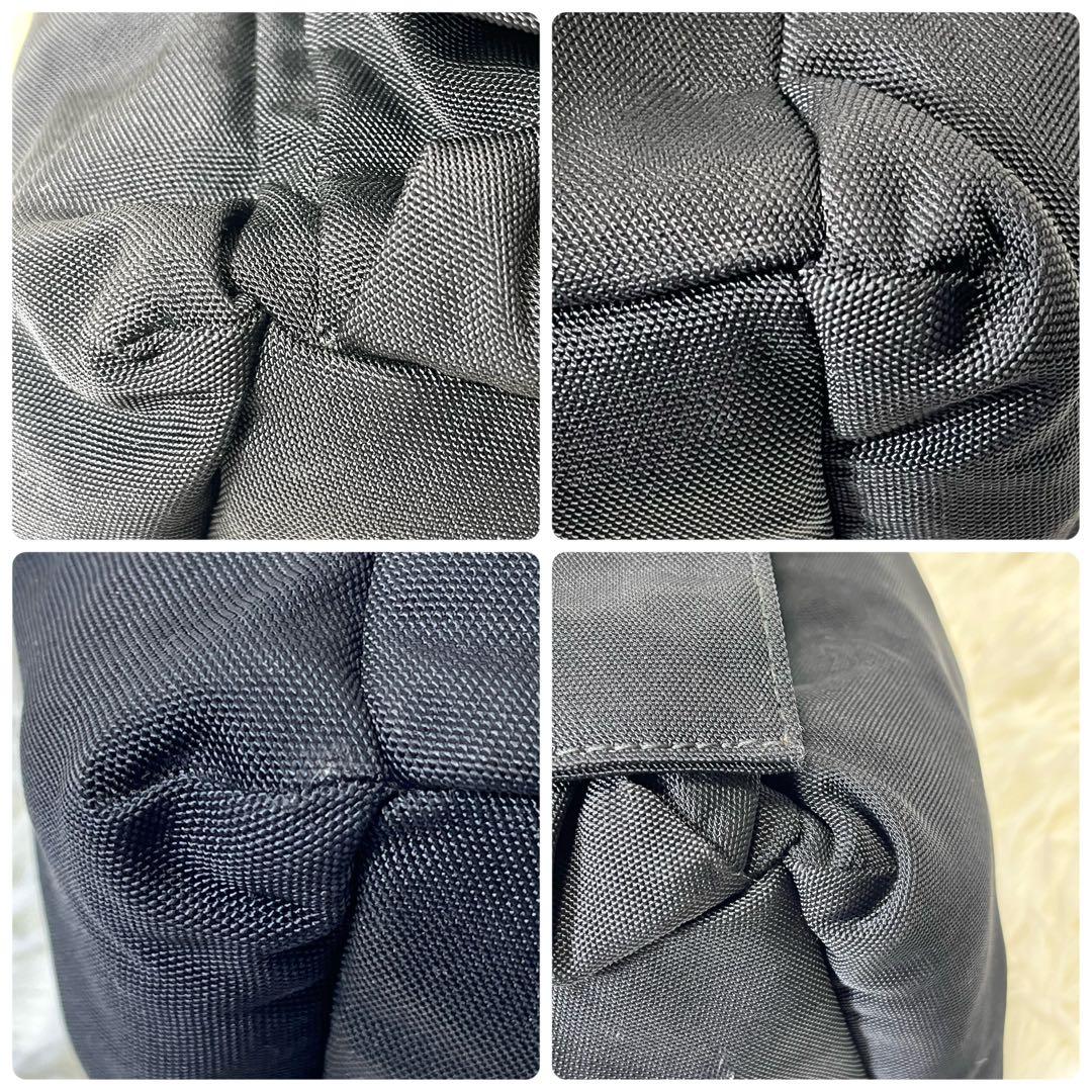 美品✨ GUCCI メッセンジャーバッグ 黒 キャンバス レザー A4収納可能