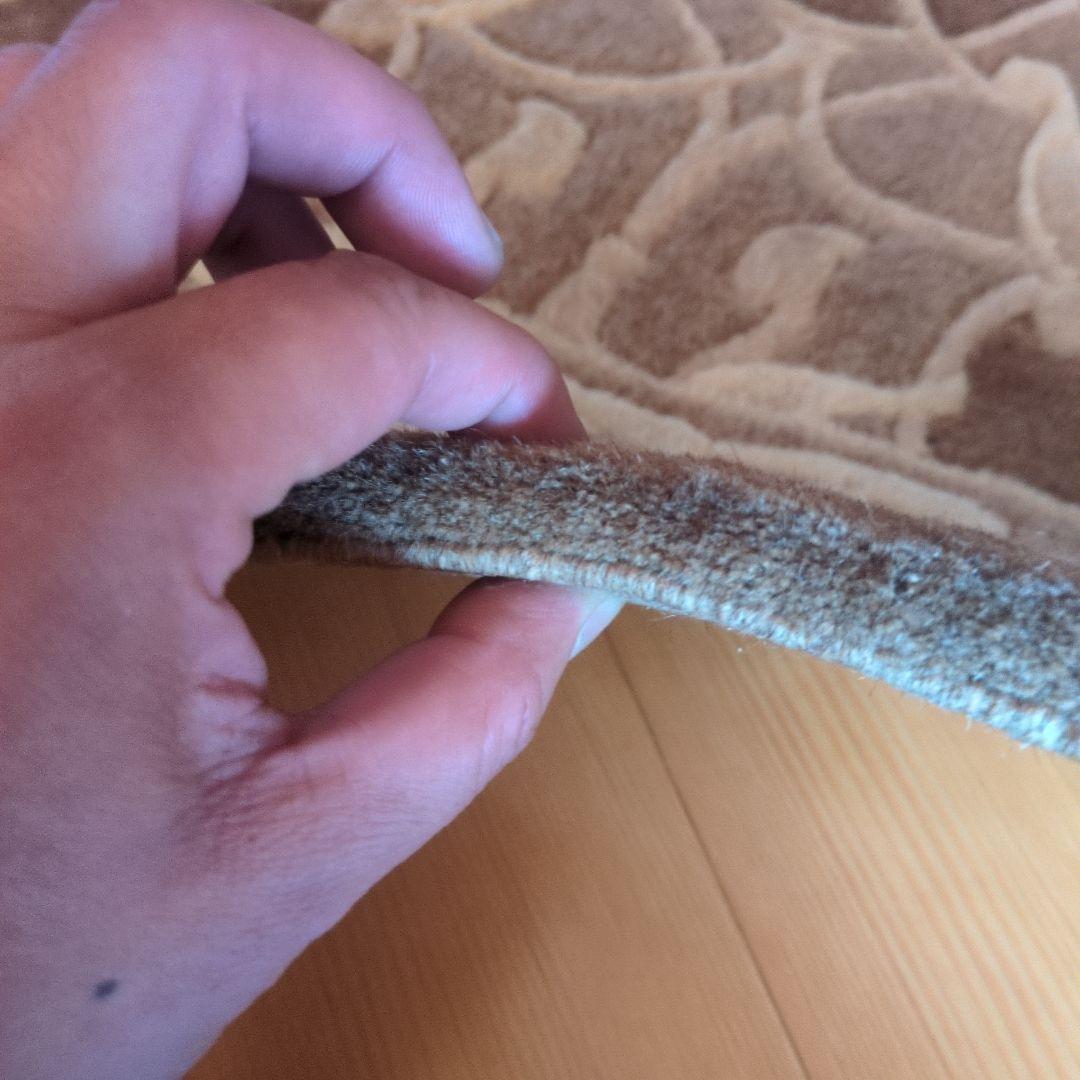 特選　天然色羊毛100% 中国段通 元宝緞通 100段 約130cm×62cm