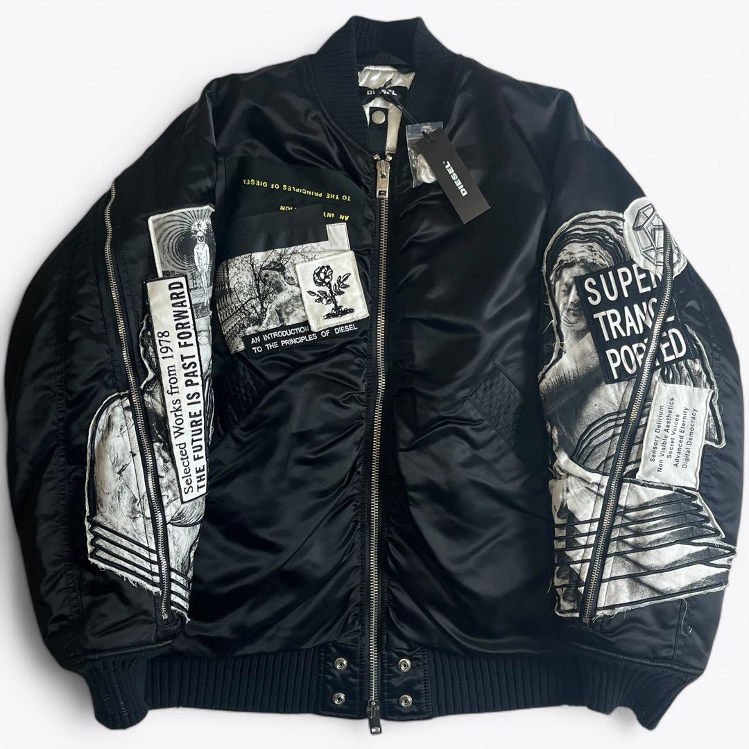 【未使用品】DIESEL ma-1 G-Krista-C Jacket 黒