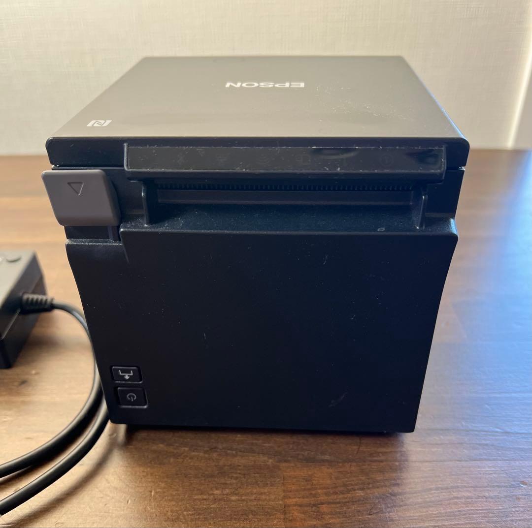 EPSON TM-m30Ⅱ-H レシートプリンター ブラック 動作確認済 電源付