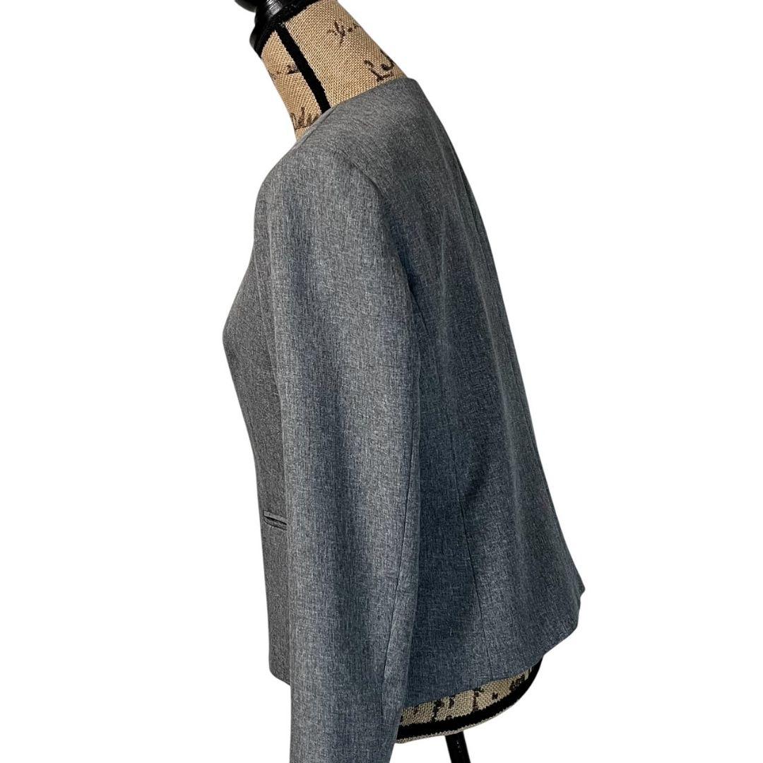 【美品】【洗える】【L】a.v.v ノーカラースーツセットアップ レディース