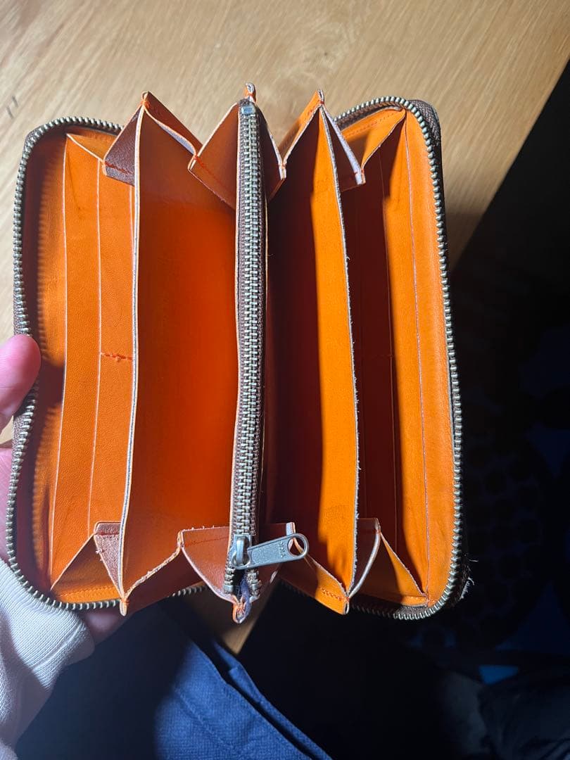 野球　久保田スラッガー グローブ革財布