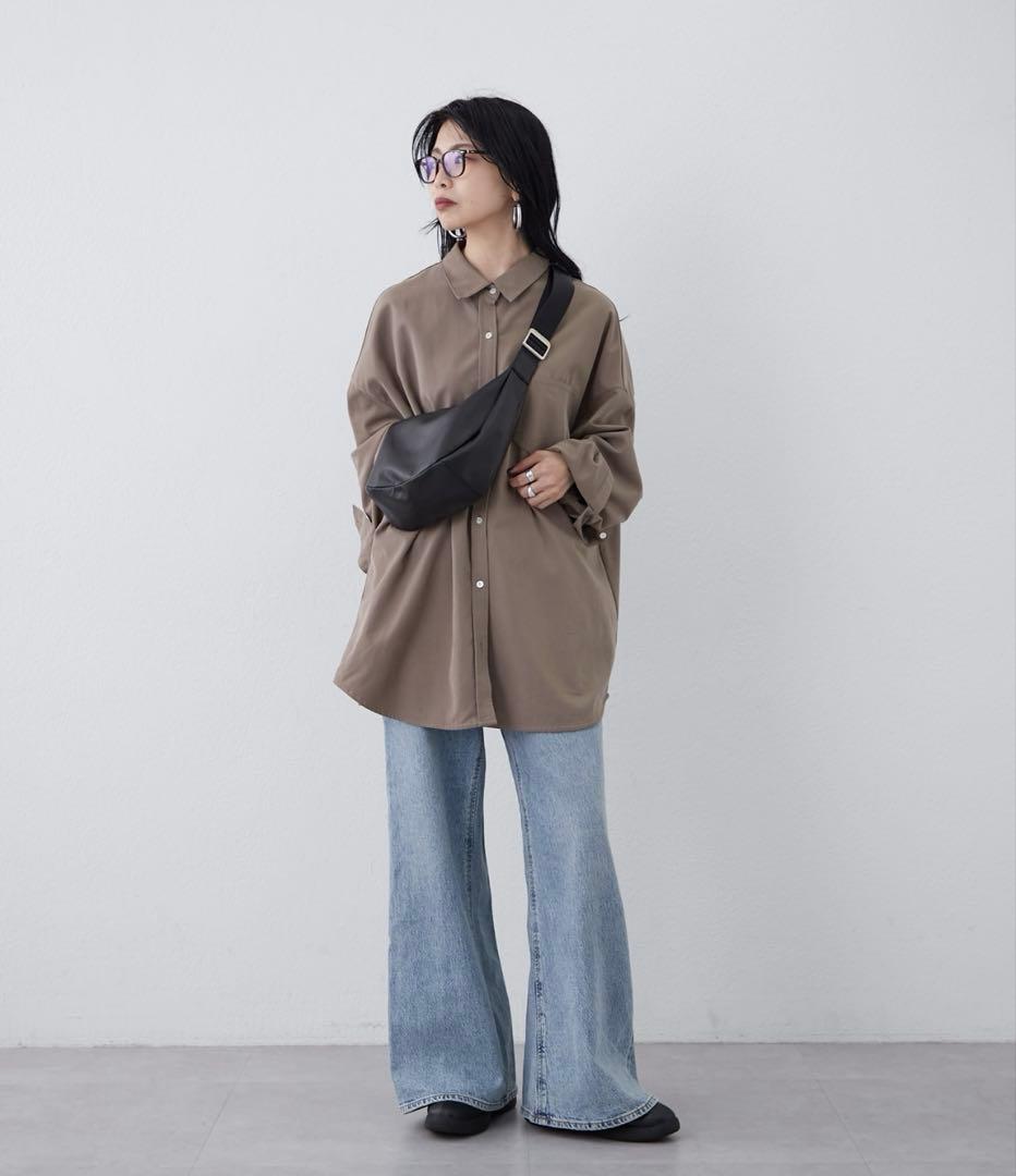 【russet】ソフトレザーラウンドショルダーバック(CE-1326)