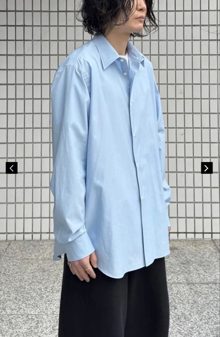 【AURALEE】WASHED FINX TWILL SHIRT