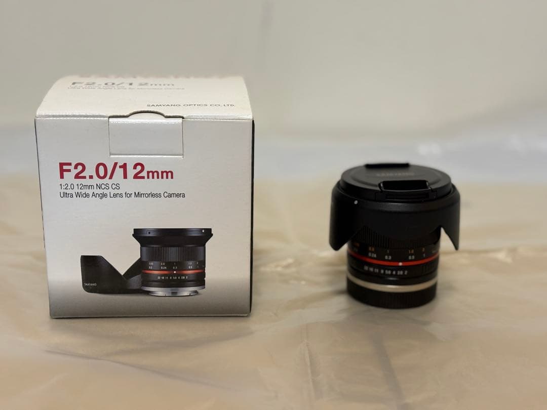 Samyang F2.0 12mm NCS CS (αEマウント用)