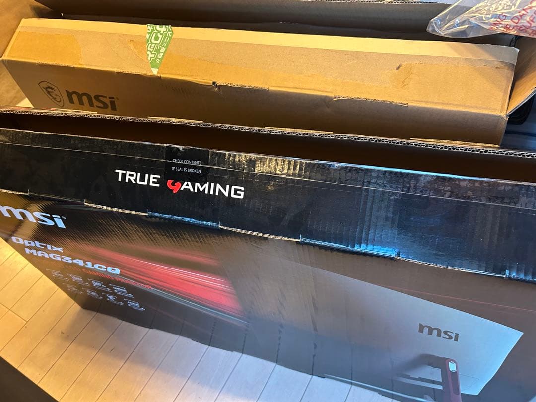 MSI 湾曲モニター 34インチ 100Hz