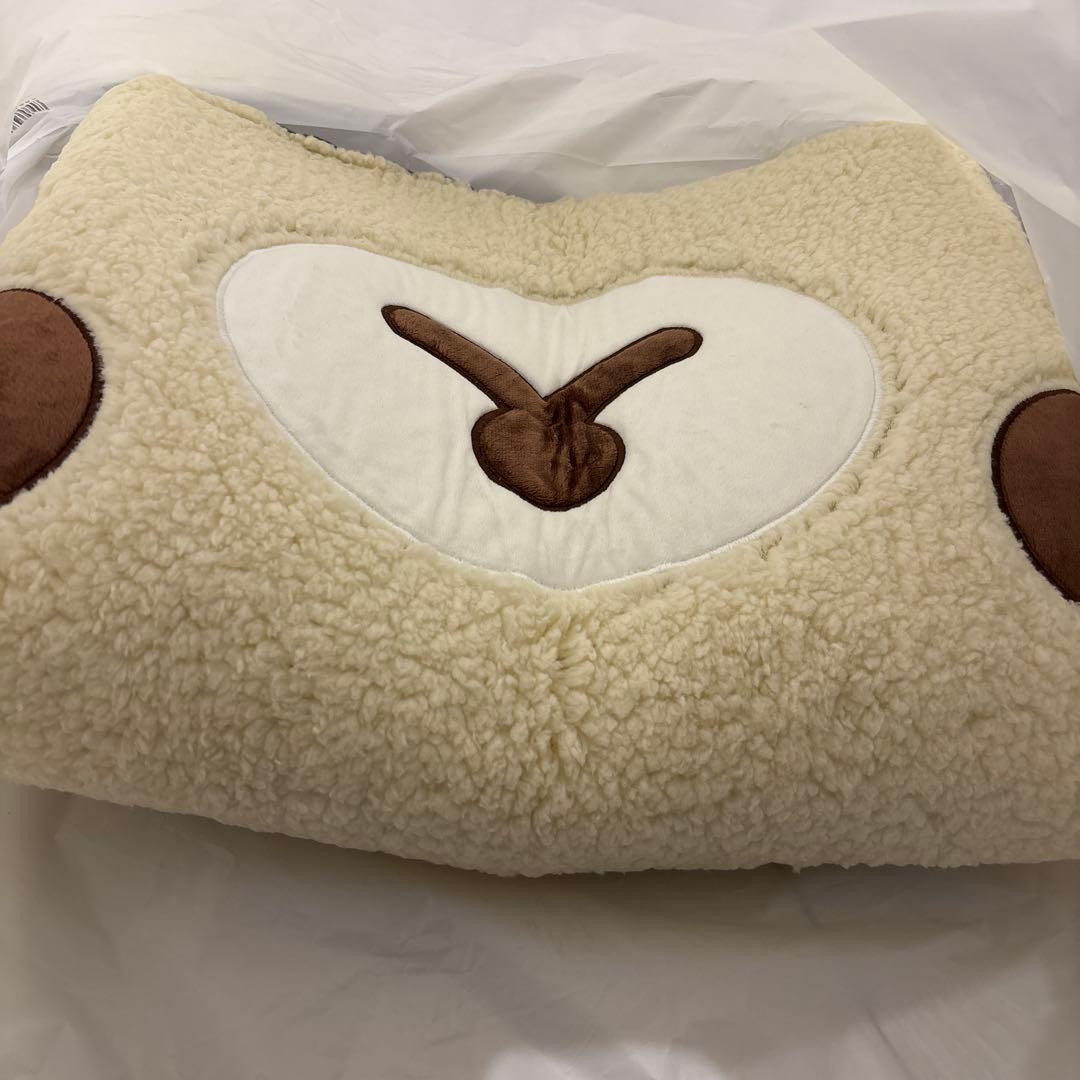 【リラックマ】フェイス型ビッグダイカットラグ　コリラックマ