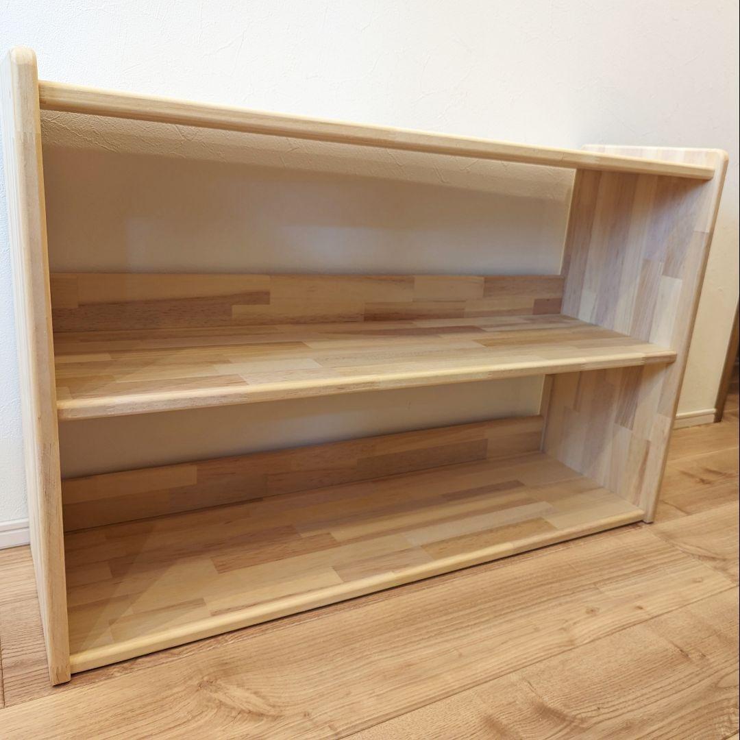 レブロン　絵本棚　木製棚　✨　おもちゃ棚　木製ハンドメイド　モンテッソーリ
