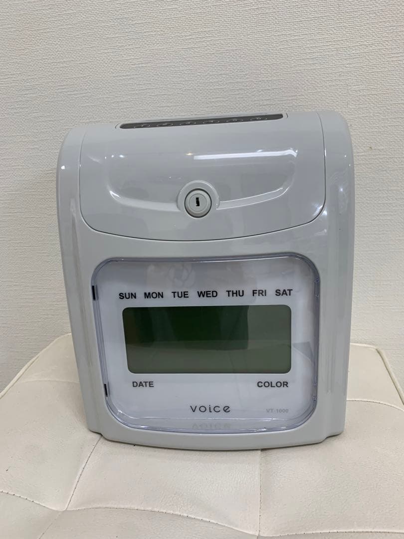 VOICEタイムレコーダー VT-1000 本体 タイムカード付き ラック