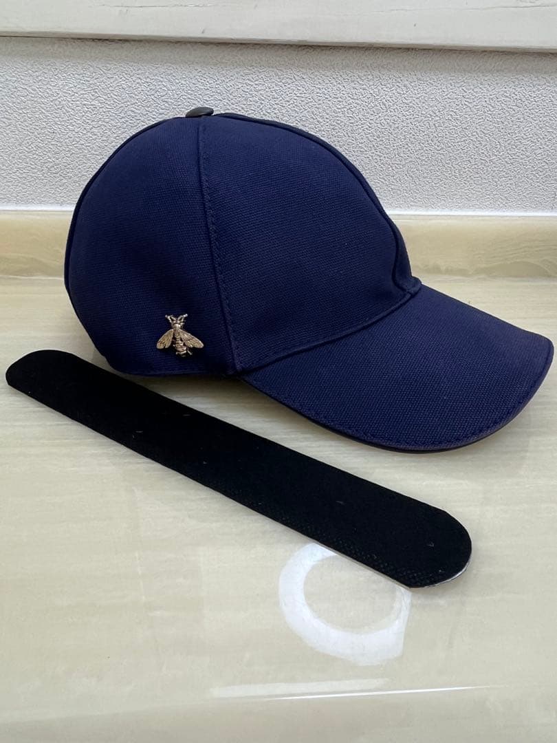 GUCCI ネイビー ベースボールキャップ