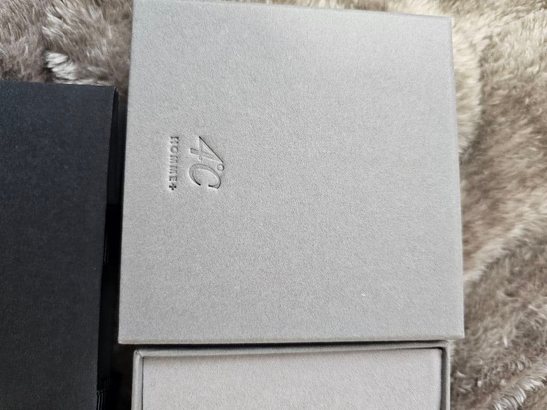 4℃ HOMME+ クロスネックレス シルバー　❗❗年末年始セール❗1/2まで