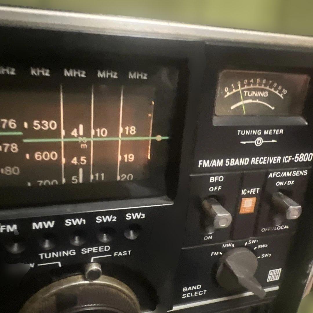 〖動作確認済〗SONY ICF-5800〖破損有〗