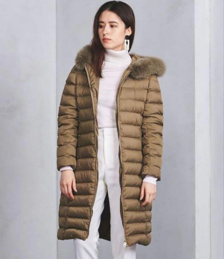 ユナイテッドアローズ フォックスファー UBCB フーデッド ダウンコート　40