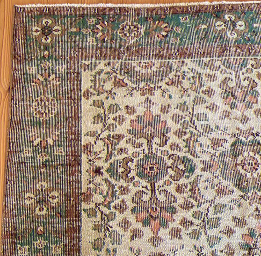 トルコ製ヴィンテージラグ♡アンティークペルシャ中東絨毯オリエンタルエスニック