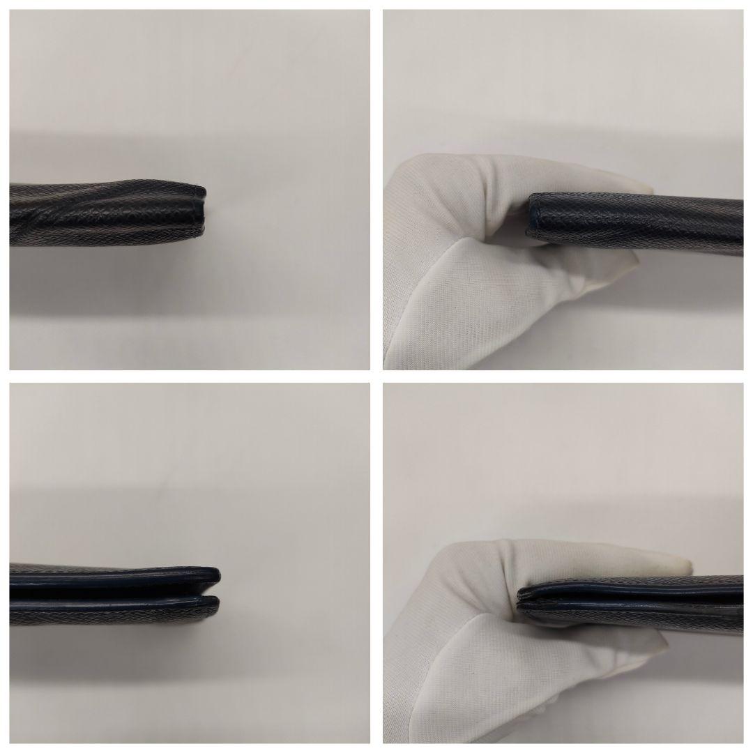 【現行品・RFID】ルイヴィトン タイガ ブラザ 2つ折長財布 ネイビー