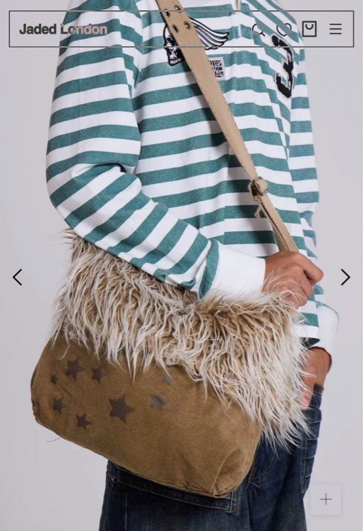 バッグ Jaded London Shaggy Sling bag