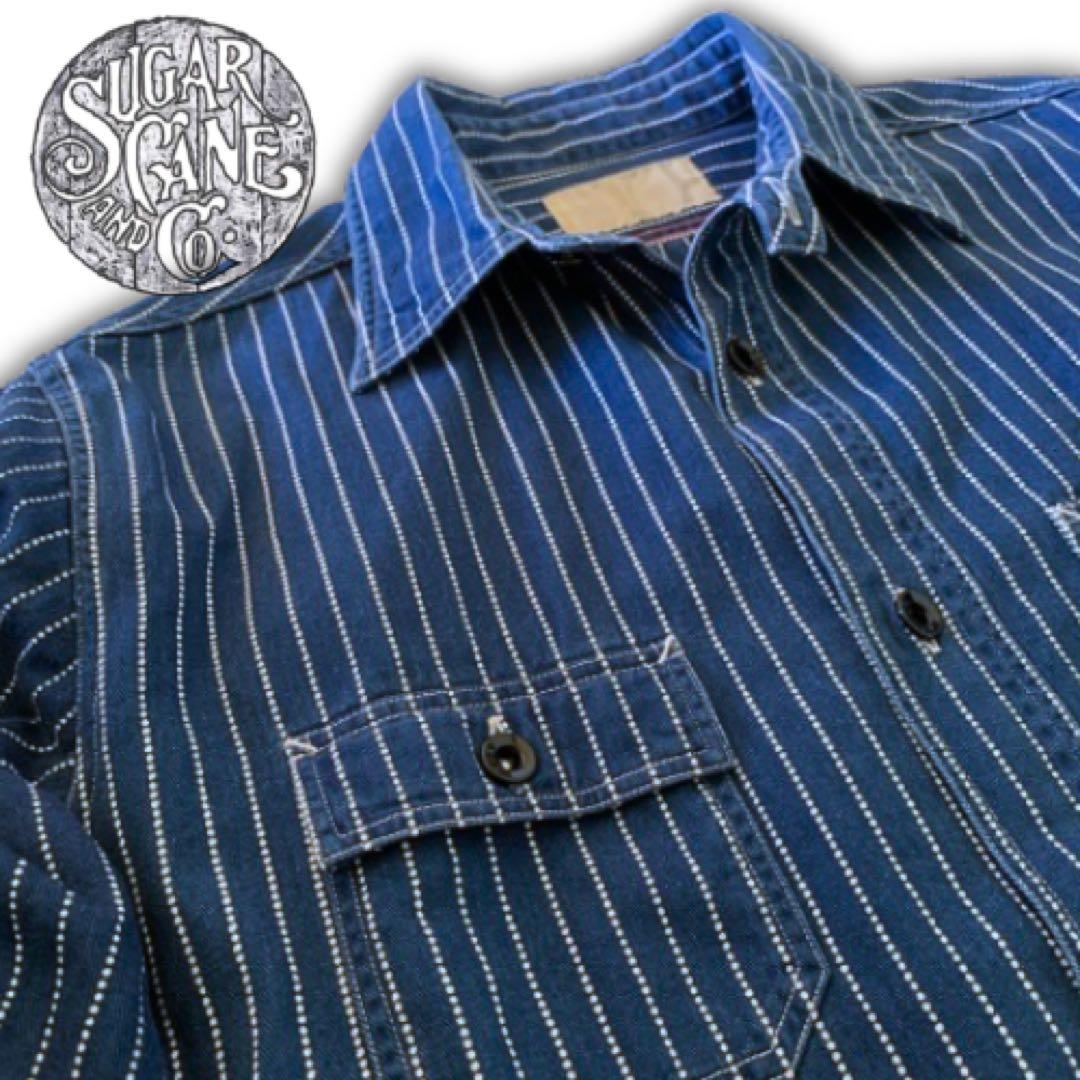 『人気◎』Sugar Cane（シュガーケーン8.5ozウォバッシュワークシャツ