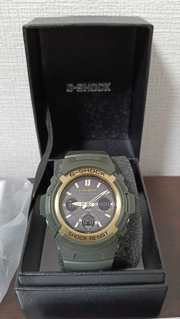 【未使用に近い】ジーショック 電波ソーラー 限定モデル ゴールド 43