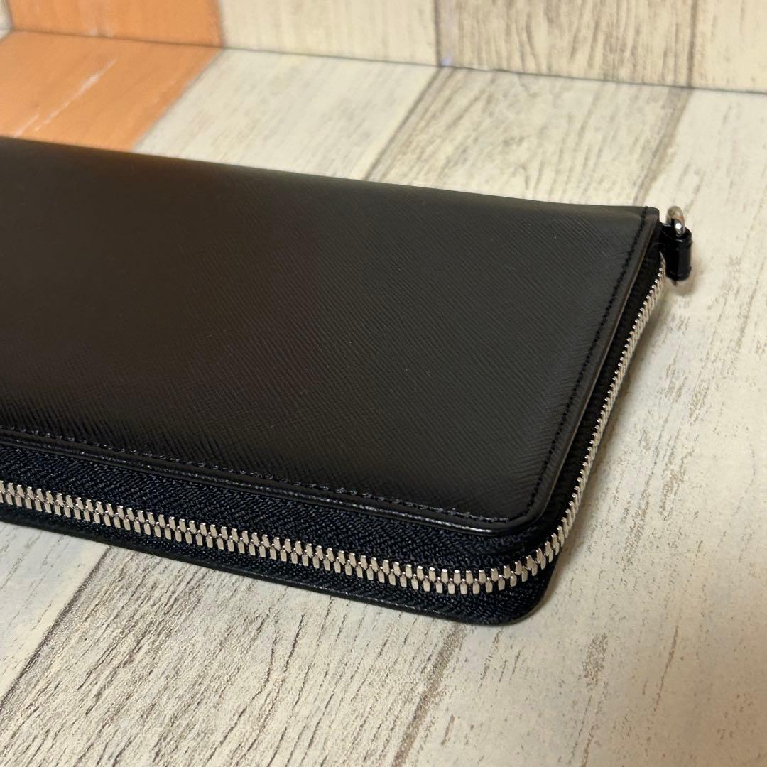 【Roen】ロエン　大容量長財布　レザー　ブラック　クラッチバッグ