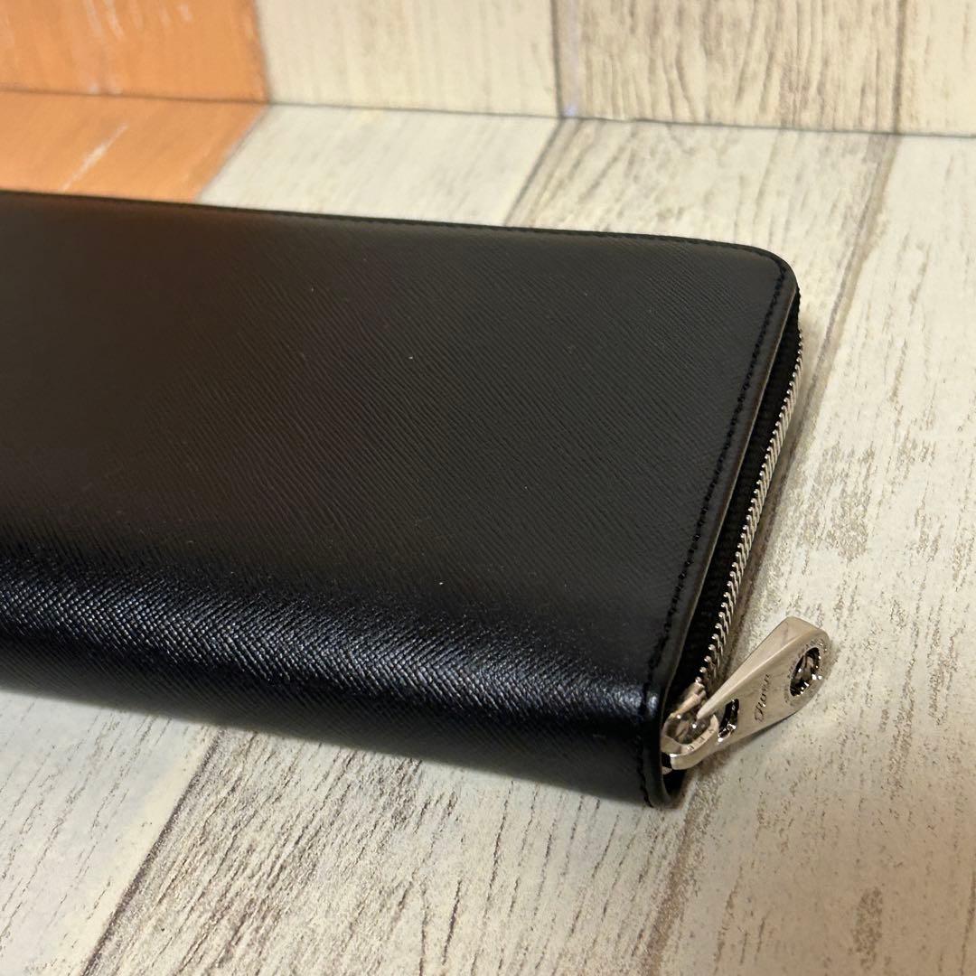 【Roen】ロエン　大容量長財布　レザー　ブラック　クラッチバッグ