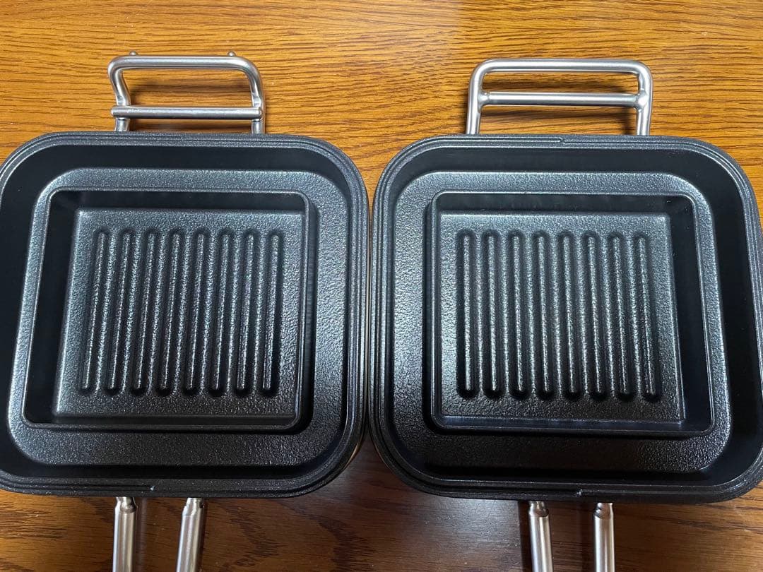 家事問屋　ホットパン　ホットサンドメーカー　IHで2回使用品