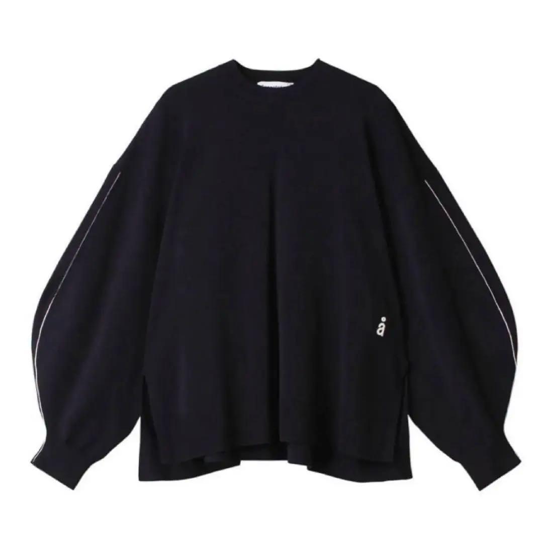 nagonstans スクエアスリーブニット