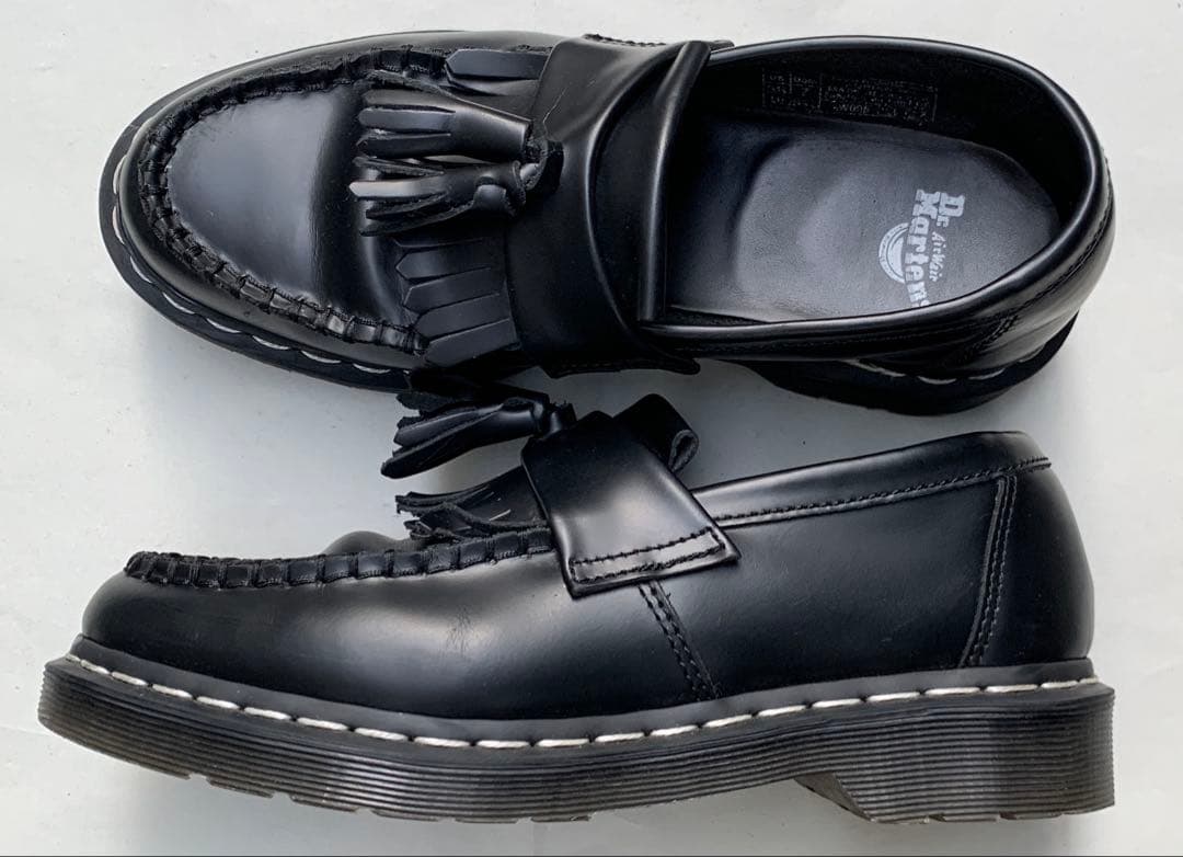 【美品】Dr. Martens ブラックADRIAN タッセルローファー　UK5