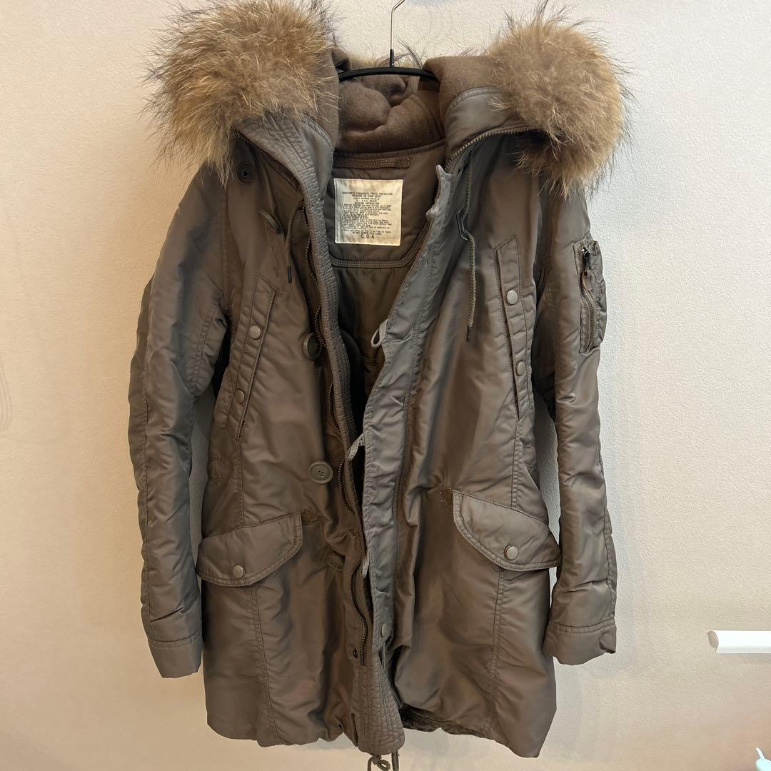 goaカーキ ファー付き モッズコート　Mサイズ　ミリタリー　y2k