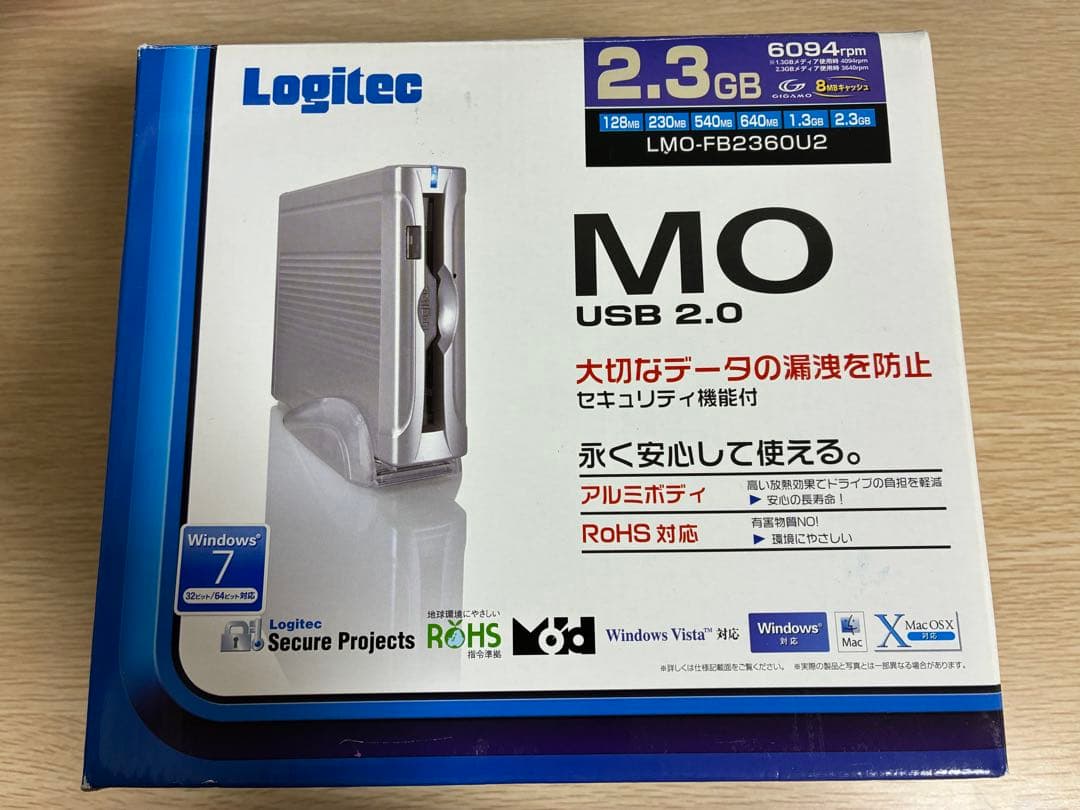 新品 Logitec USB 2.0 外付型2.3GB LMO-FB2360U2