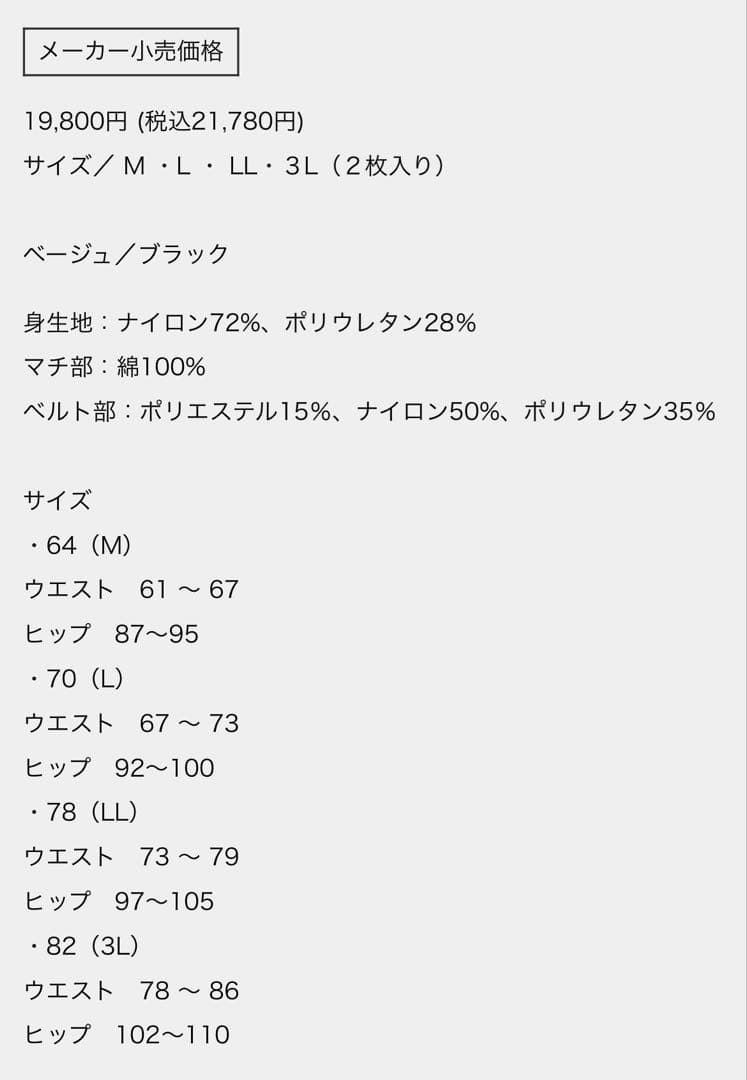 ヒップアップパワーガード ブラック Mサイズ2枚　新品・未使用 半額