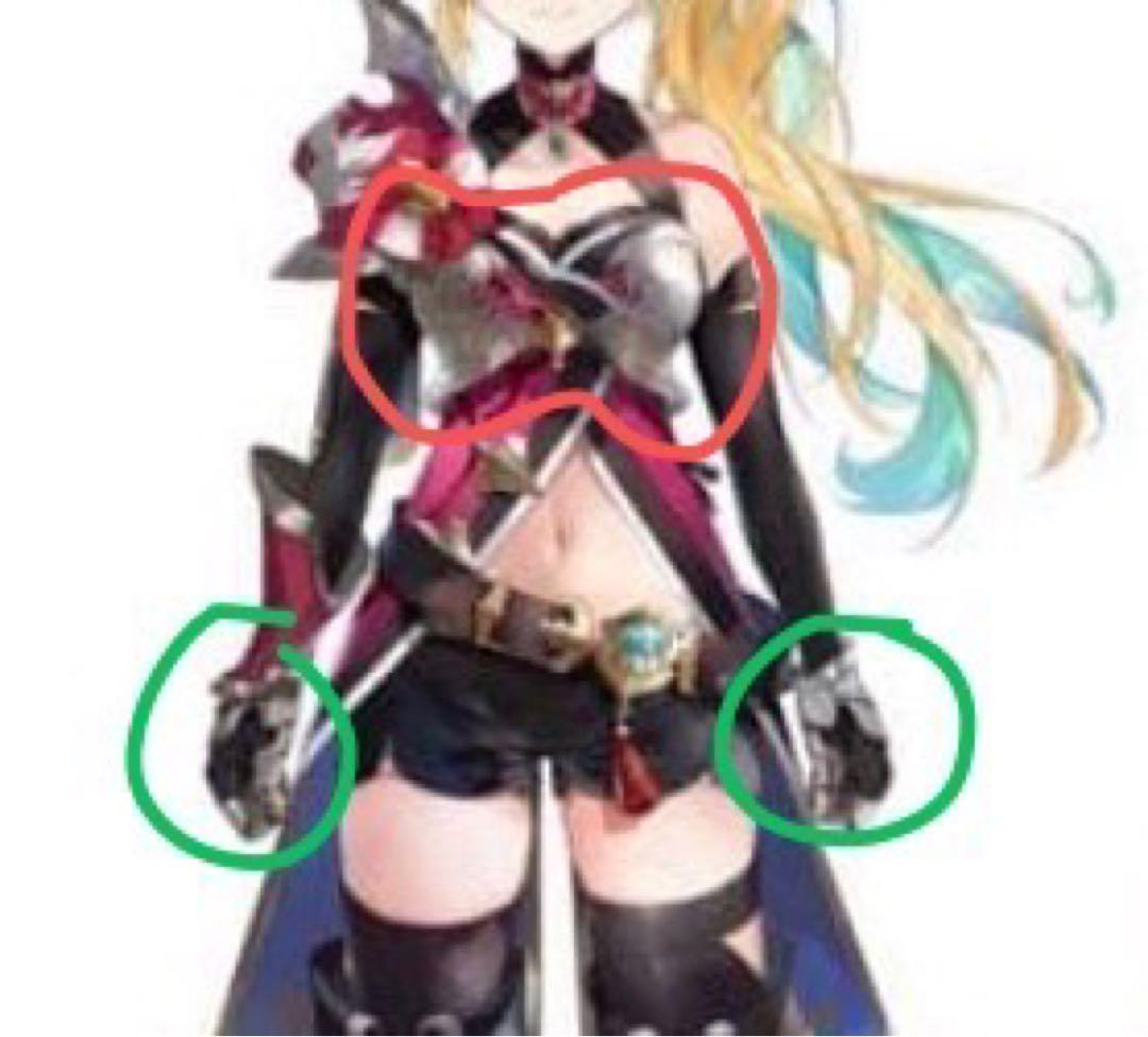 ぎん様　オーダー専用ページ　にじさんじ　立伝都々　コスプレパーツ　胸アーマー前金