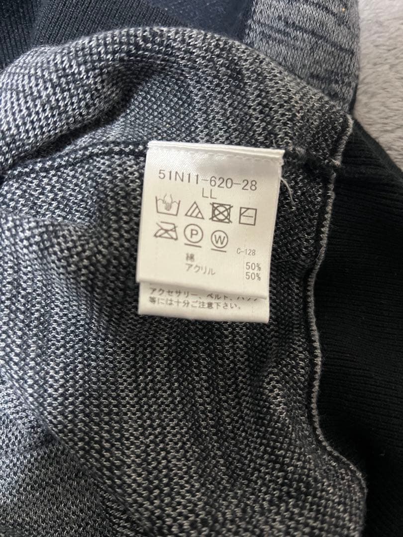 BLACK LABEL CRESTBRIDGE チェック柄セーター LL(XL)